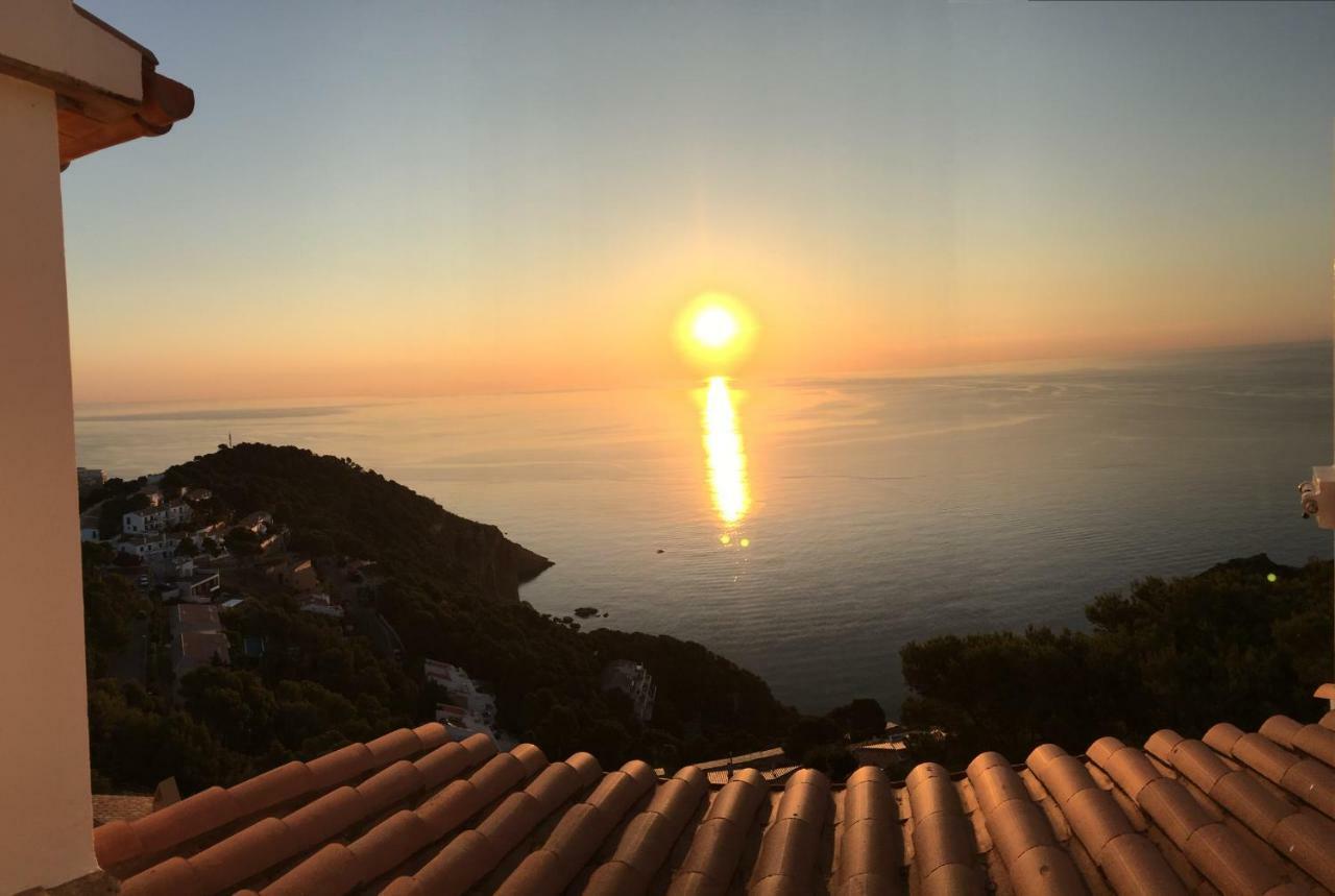 Villa Casa Blanca De Begur Con Vistas Al Mar Y Piscina Exterior foto